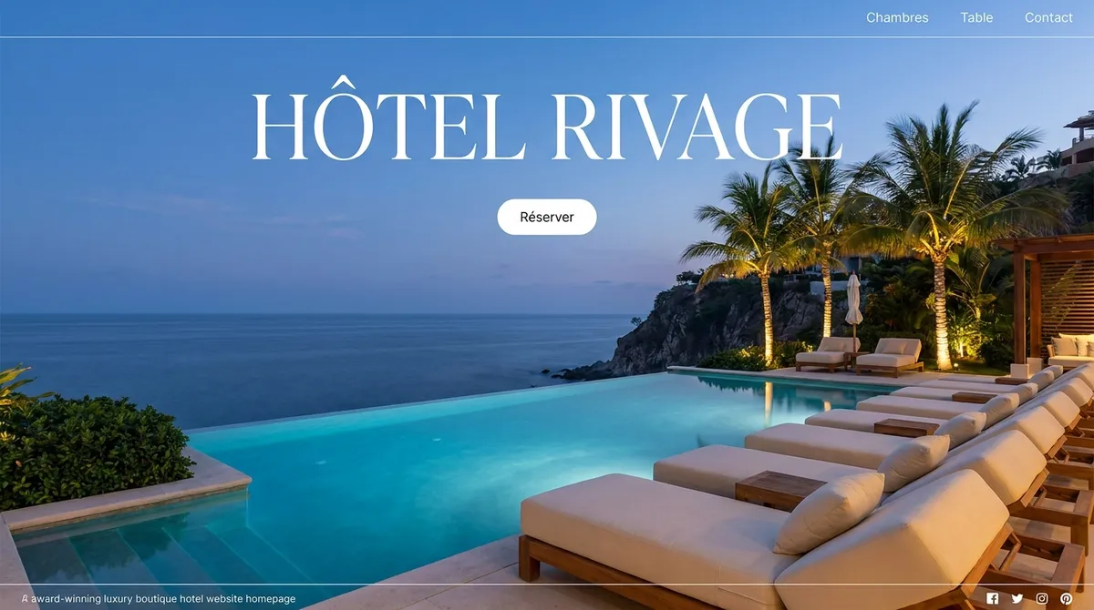 Site hôtel